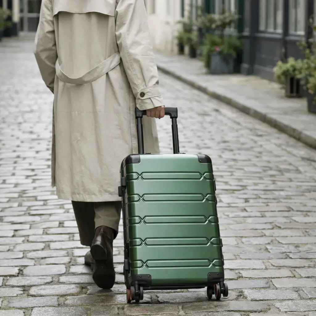 Valise Cabine Rigide  55cm - Vert Foncé | WAYOUT