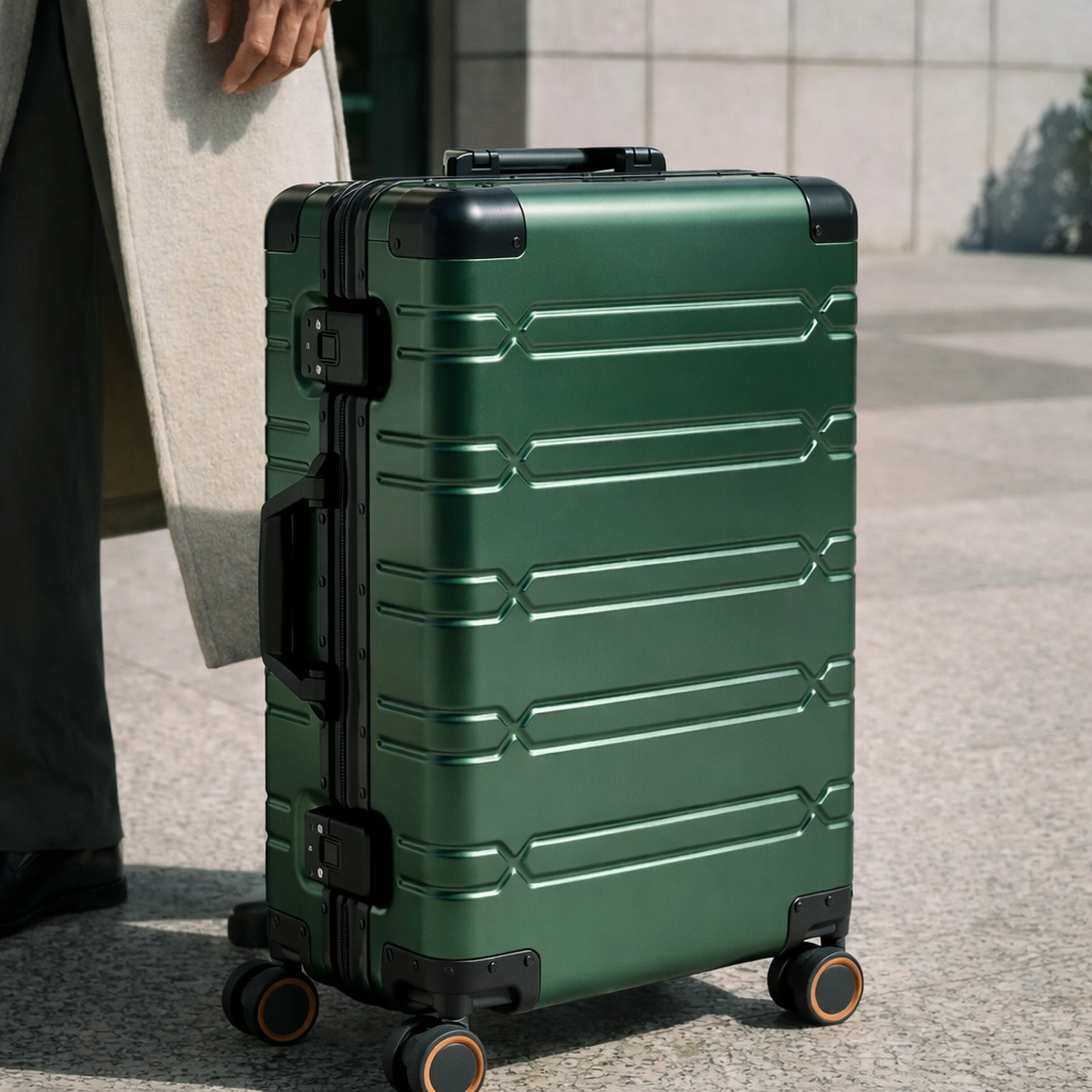 Valise Cabine Rigide  55cm - Vert Foncé | WAYOUT