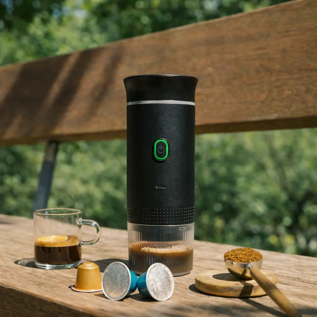 Cafetière Portable Expresso | Voiture Camping Voyage | WAYOUT
