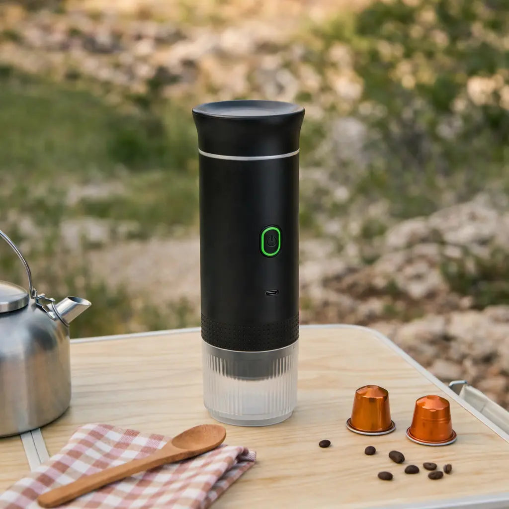 Cafetière Portable Expresso | Voiture Camping Voyage | WAYOUT