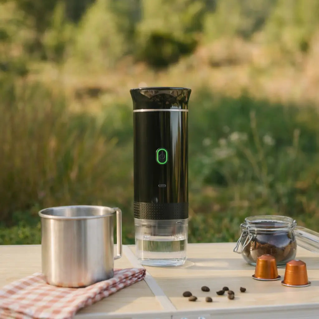 Cafetière Portable Expresso | Voiture Camping Voyage | WAYOUT