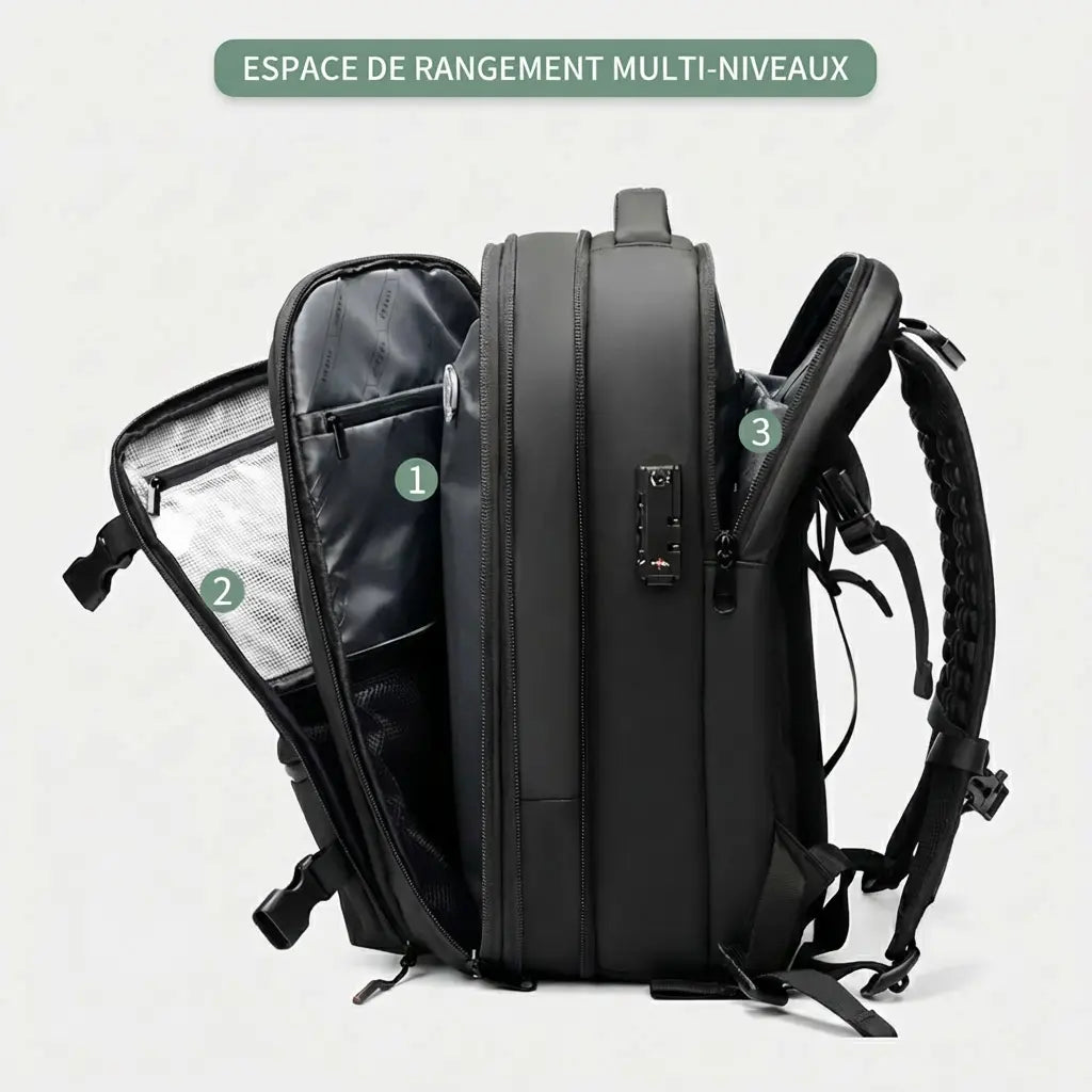 Sac à Dos Cabine à Compression Sous Vide 36-55L | WAYOUT