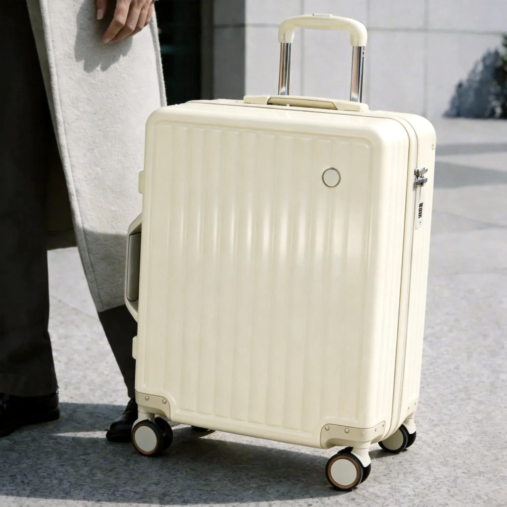 Valise Cabine Rigide Business 40x30x20cm - Blanc | WAYOUT