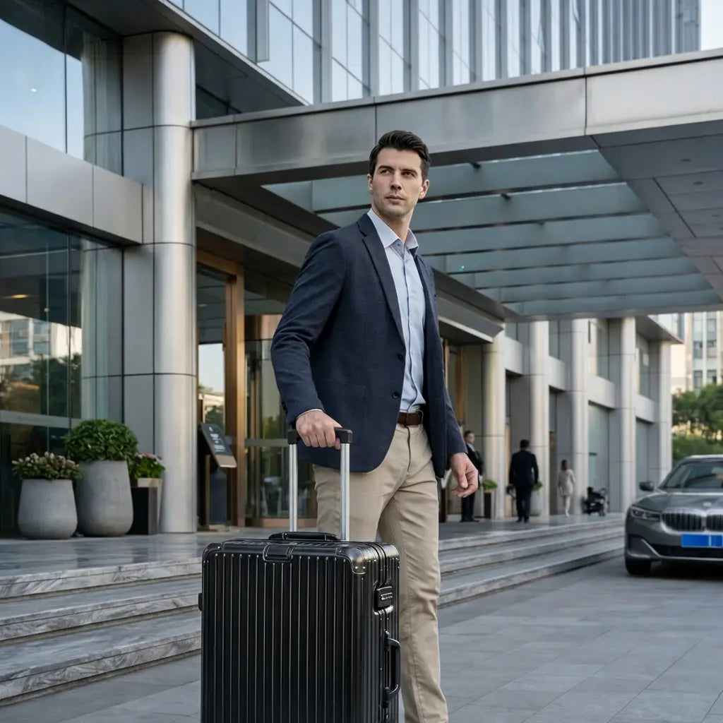 Valise Cabine Rigide Ultralight 55cm - Noir | WAYOUT