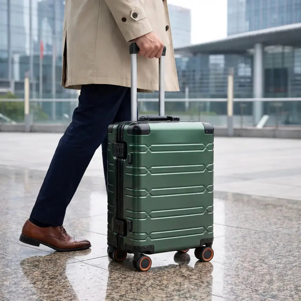 Valise Cabine Rigide  55cm - Vert Foncé | WAYOUT