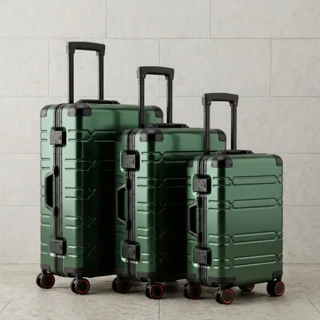 Valise Cabine Rigide  55cm - Vert Foncé | WAYOUT