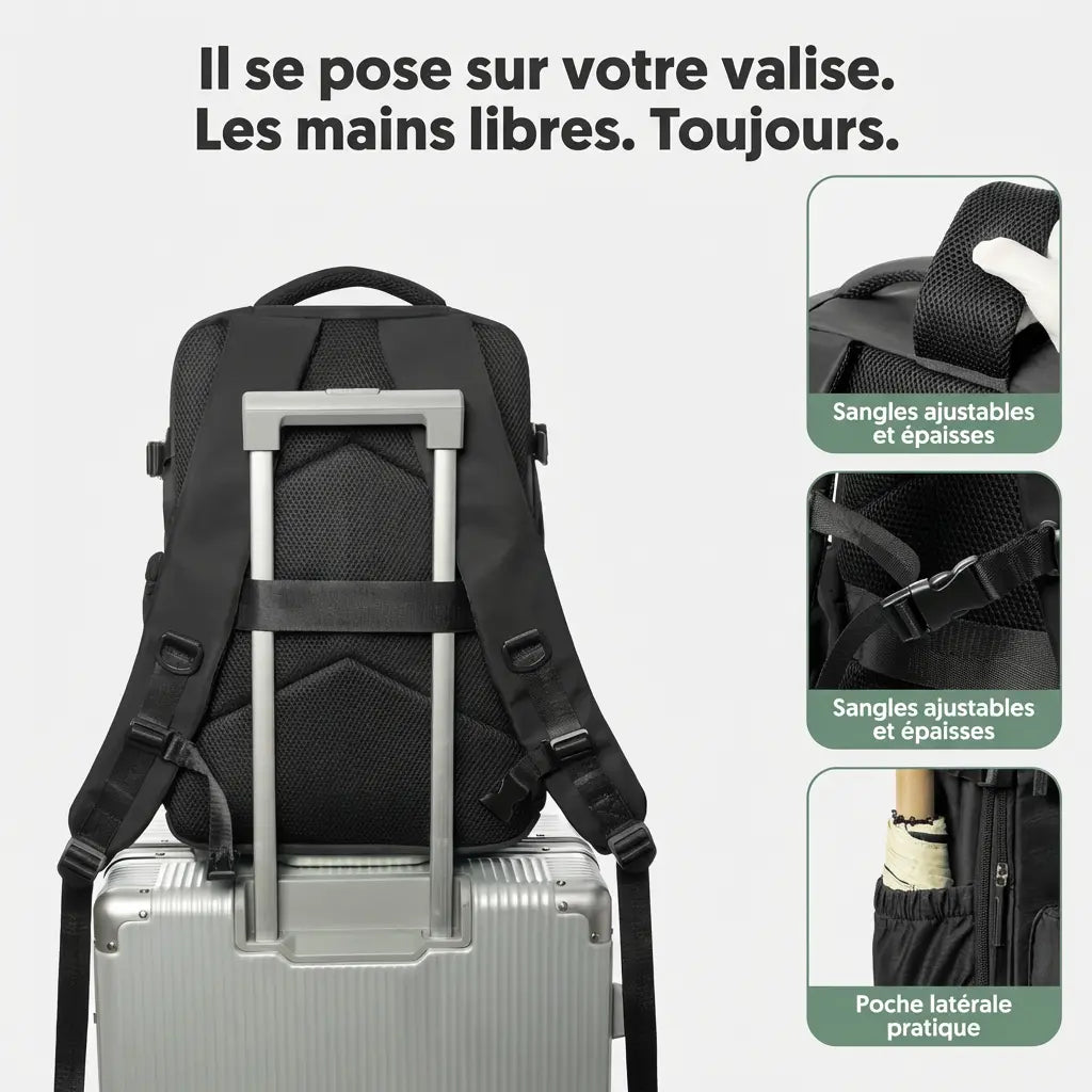 Sac à Dos Cabine à Compression Sous Vide 36-55L | WAYOUT